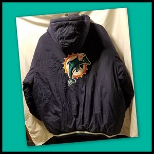 Reebok*Miami Dolphins Men's Puffer Jacket